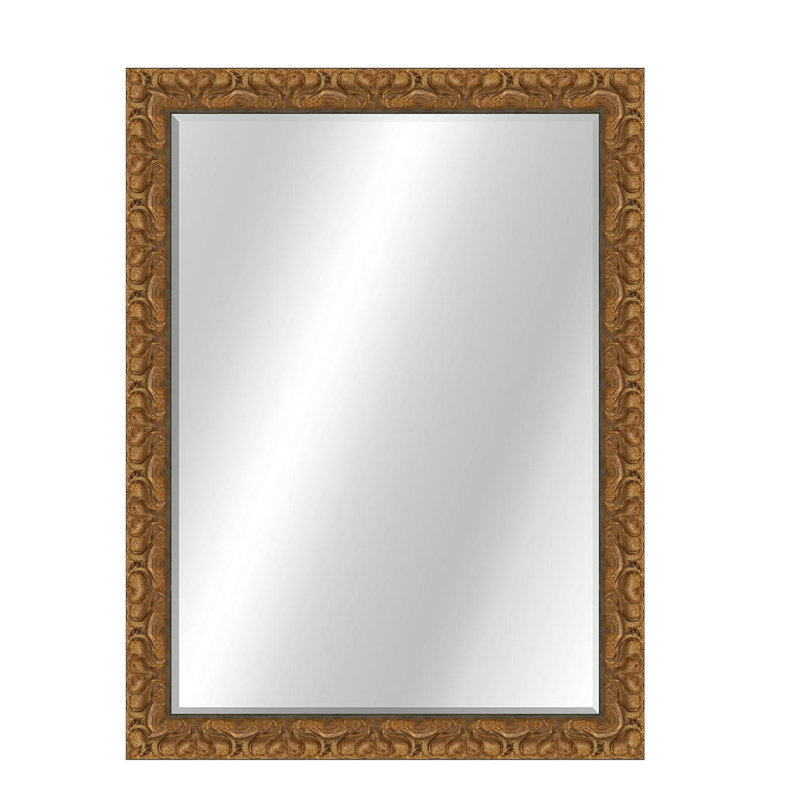 Miroir d'appoint Barcelona, 33,75 po x 27,75 po, Argent