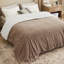 Couvre-lit en polaire Sherpa, grand doux réversible avec chaleur douillette, motif rayé pour un confort de tous les jours-105504207-105504211