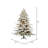 Pfeiffer 6.5' White Artificial Christmas Tree with LED White Lights with Stand