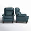 Fauteuil inclinable en cuir véritable Ambrosane-79515879