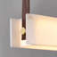  Luminaire suspendu linéaire en albâtre LIGHT Terra | Courroies en cuir | Auvent en métal | Luxe moderne-1960660227