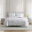 Vera Wang Nebulous Flower Cotton Reversible Grey Comforter Set-123849921