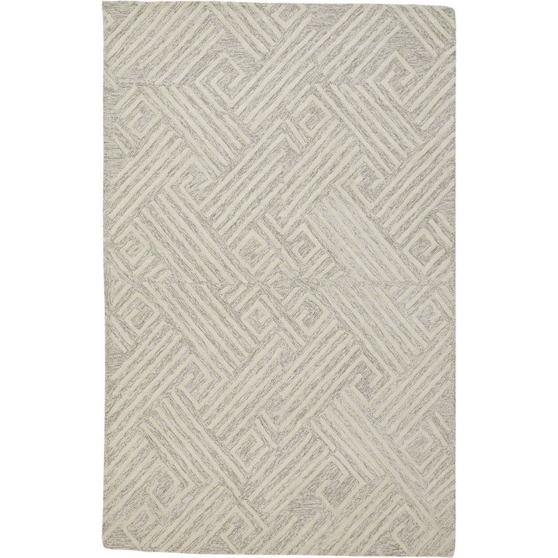 Tapis en laine Kellisha, Rectangle 3 pi 6 po x 5 pi 6 po