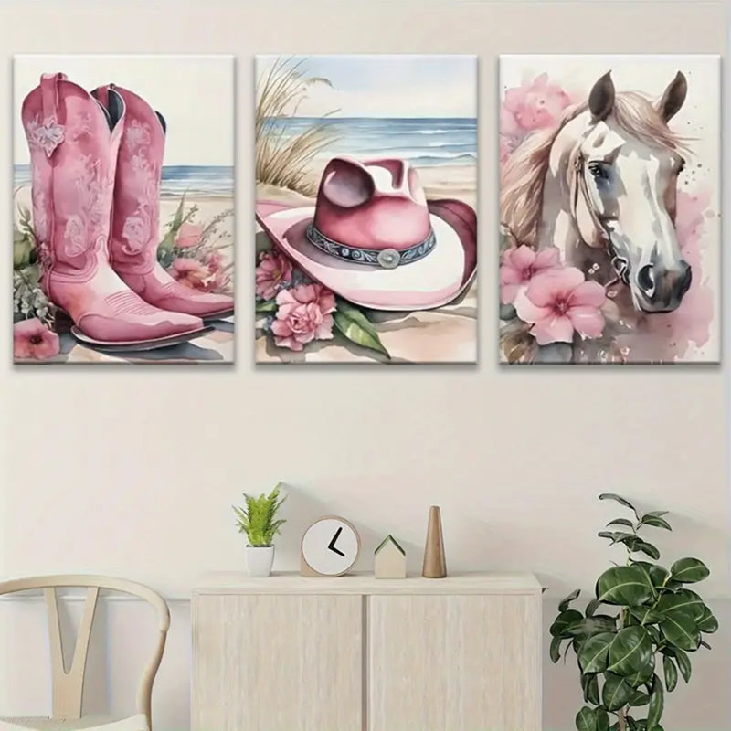 3 Piece Wrapped Canvas Painting