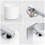 Applique murale pour meuble-lavabo Delvon avec finition en verre givré - Éclairage élégant pour les couloirs et les chambres-471020252-471020253-471020254