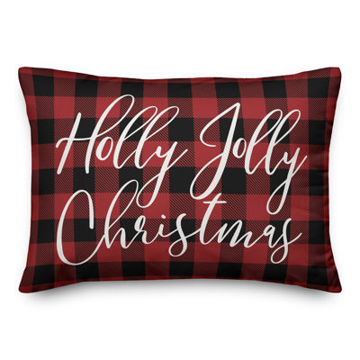  Coussin Holly Jolly Christmas