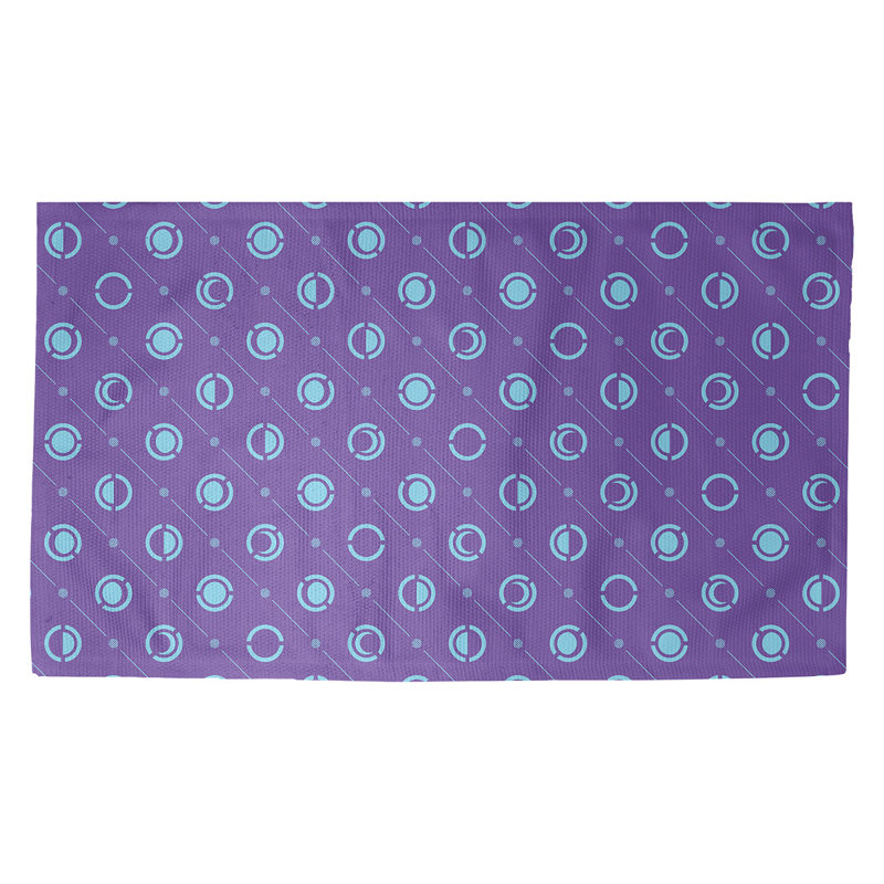Tapis décoratif mauves Moon phases, Rectangle 2 pi x 3 pi