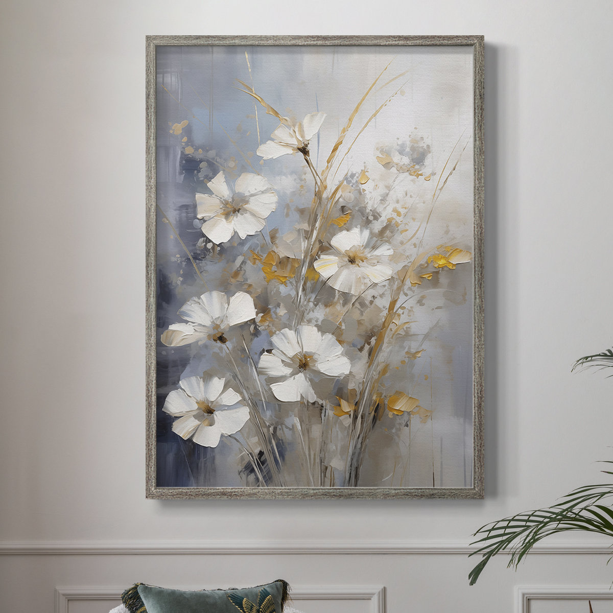 Winston Porter FLORAL Series CCCLIV Framed Print - Solid Wood | Wayfair