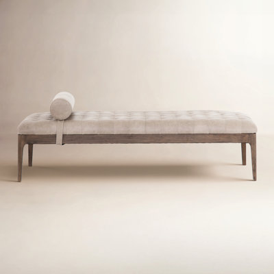 Moody Genuine Leather Bench
