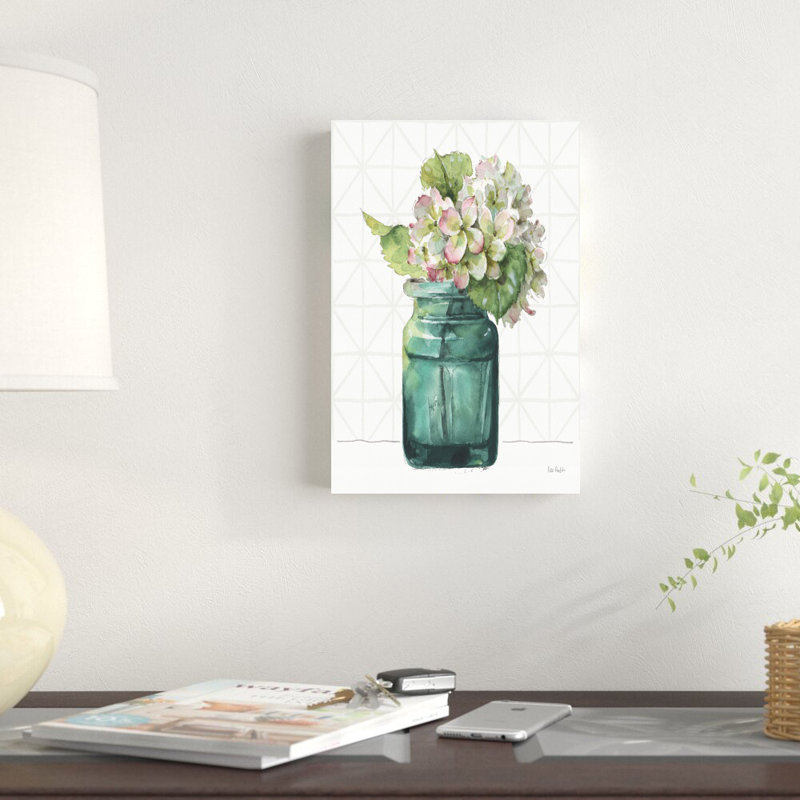 «Mixed Greens LVII» par Lisa Audit, reproduction d'art sur toile tendue, H 12 po x l 8 po