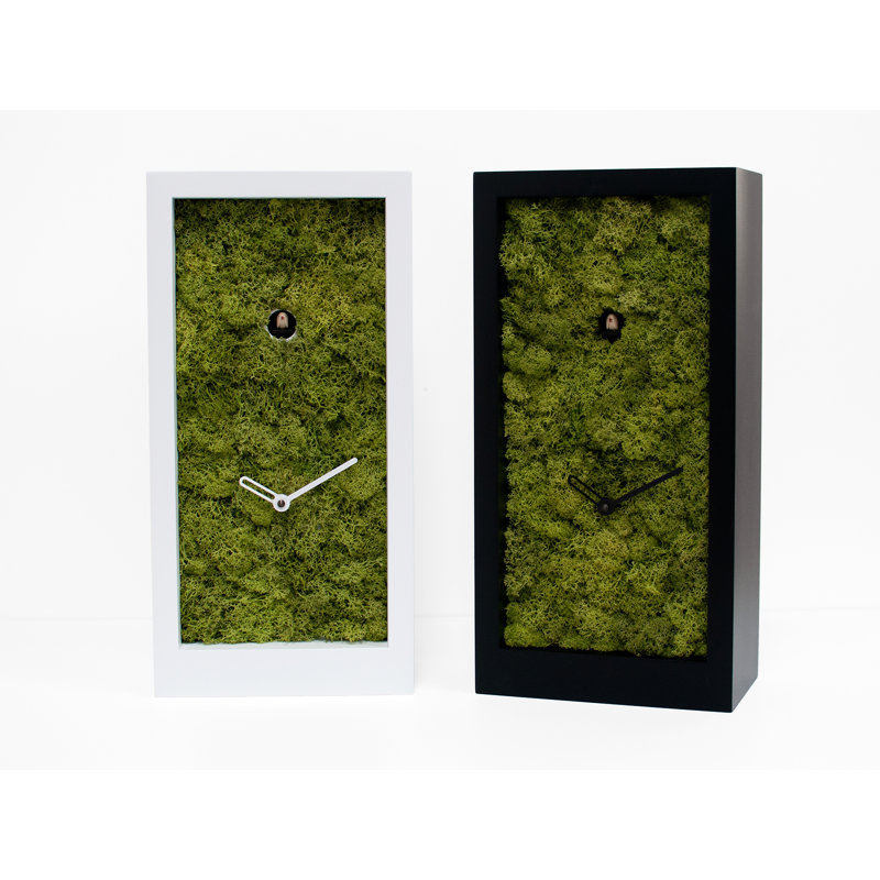 Mitcham Wood Wall Clock, Black