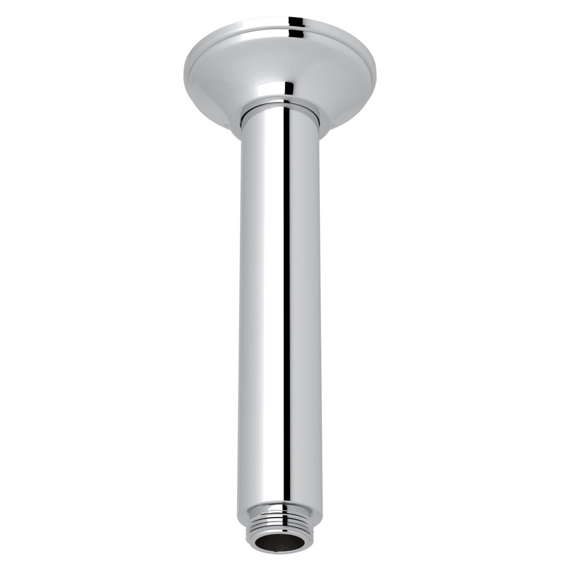 Rohl 7" Ceiling Mount Shower Arm, Polished Chrome