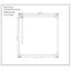 Seidel 650mm W 700mm H Surface Frameless Medicine Cabinet Mirror 2 Adjustable