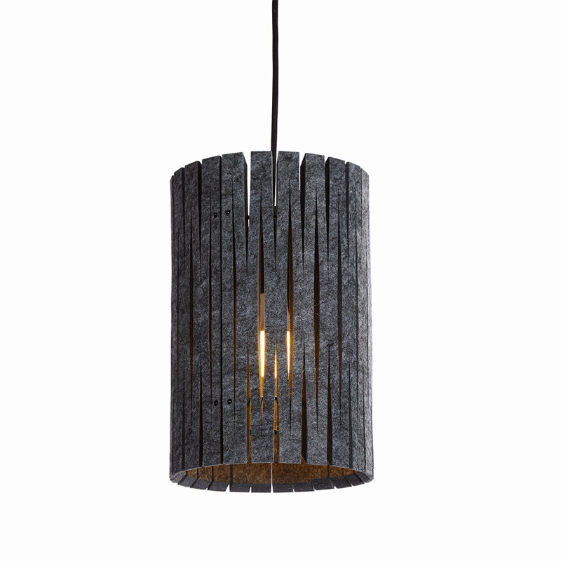 Feutre suspendu gris anthracite Kerflights P2 , Gris anthracite