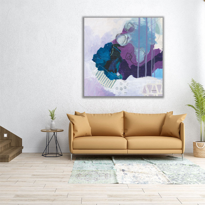 Améthyste - reproduction d'art sur toile, H 12 po x l 12 po