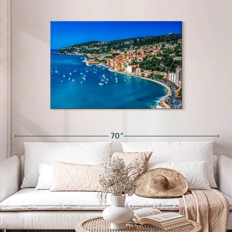 Gillard Villefranche-Sur-Mer Côte, H 30 po x l 45 po