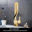 Robinet de lavabo pour salle de bain à poignée simple à un trou-101492983
