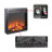 Symple Stuff 26" Electric Fireplace Insert with Remote/Timer, Log Set, 1400W-2060438328
