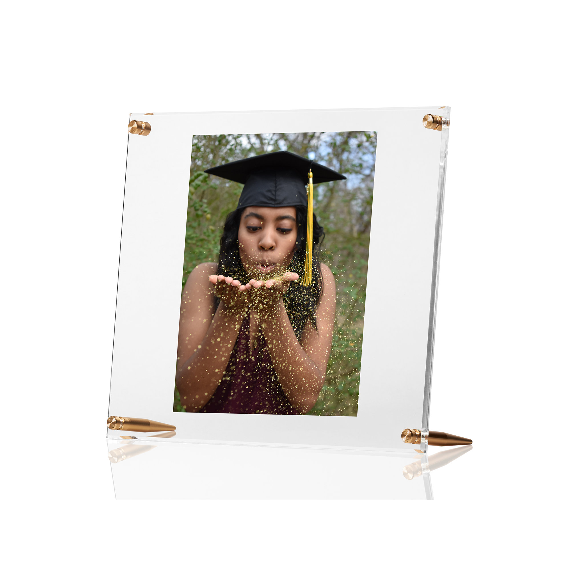 Cateno Picture Frame, 9" x 12", Gold