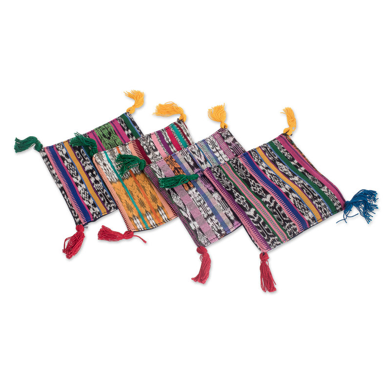  Handmade Trendy Traditions Cotton Coasters (Set Of 4)