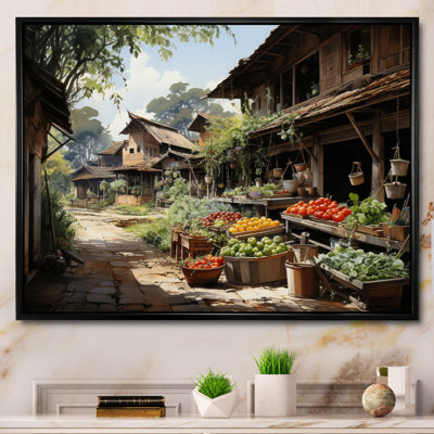 Décoration murale du village thaïlandais I - Thaïlande