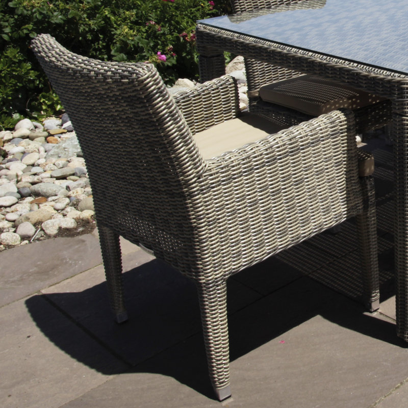 Corsica Outdoor 7 - Piece Dining Set with Cushions
