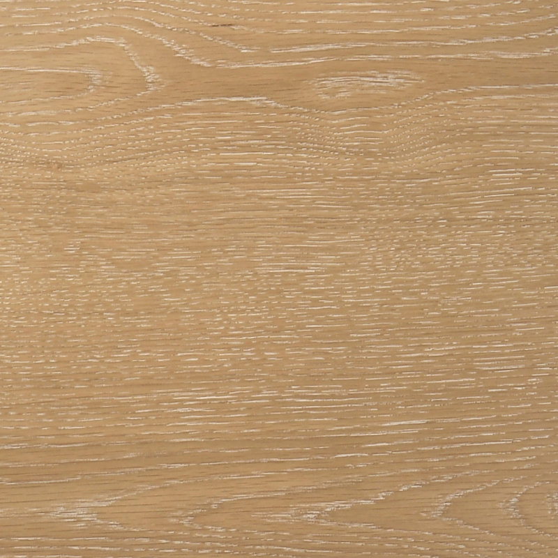 Table de bout ronde Clera avec tablette ouverte, bois de chêne clair, 22 po