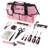 Tool Set - 123-Piece Toolkit with Carrying Bag (Pink)
