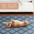 TOWN & COUNTRY EVERYDAY Rein Solid Diamond Everwash Non-Slip Backing Washable Area Rug Grey-91338295