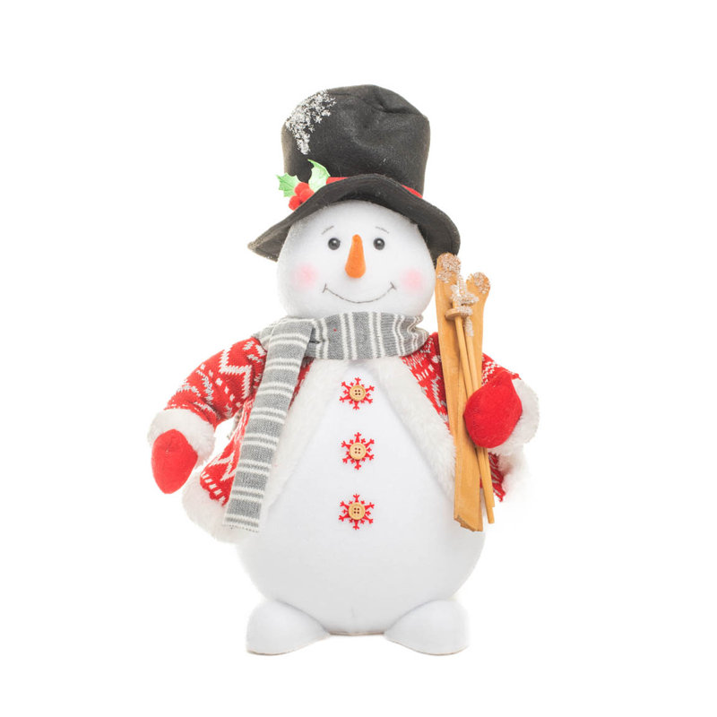 Bonhomme de neige blanc doux