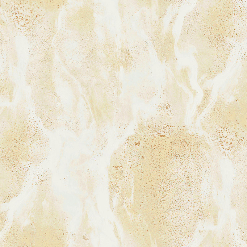 Caputo 10.05m x 1.06m Textured Matte Paste the Wall Wallpaper Roll, Cream/Gold
