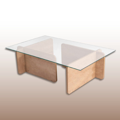 Rectangle Tempered Glass Coffee Table