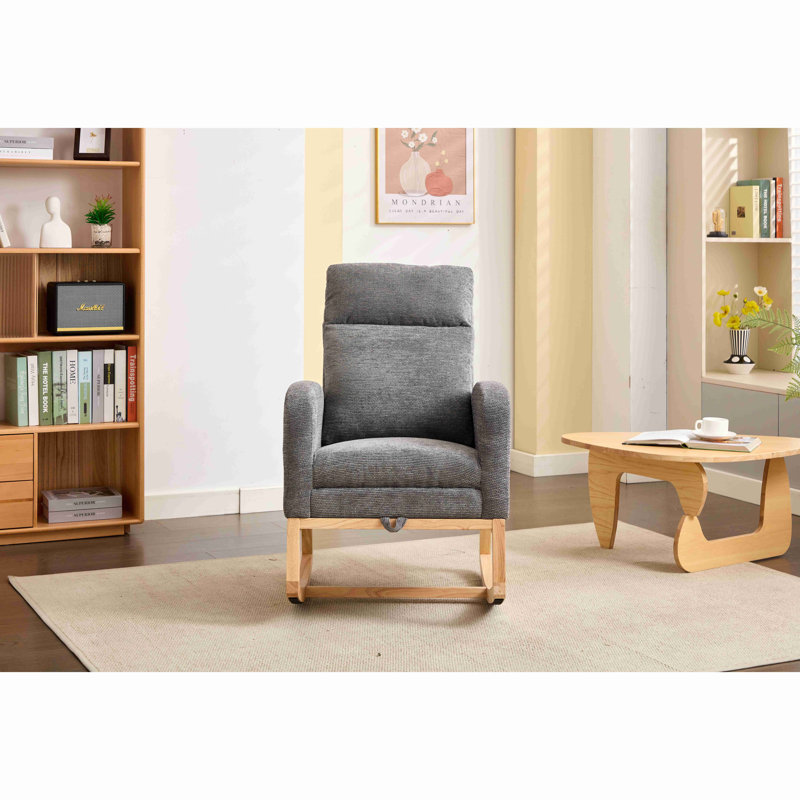 Chaise berçante Modern, Gris foncé