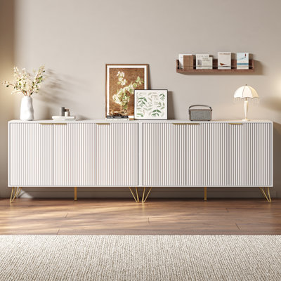 Camilo 94'' W Storage Credenza,TV Stand for TVs up to 85"