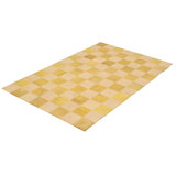 Tapis de surface dorée/foncée 5 pi x 7 pi 10 po one-of-kind Pyburn