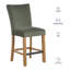 Chaise de comptoir en velours Artemis-1687043940-1687043941