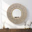 Miroir mural rond en rotin et bambou-889070753-889070767