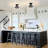 3-Light Modern Clear Glass Dome Flush Mount Ceiling Light-1488675788