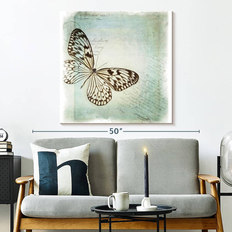 Brampt Floating Butterfly I, 33" H x 33" W