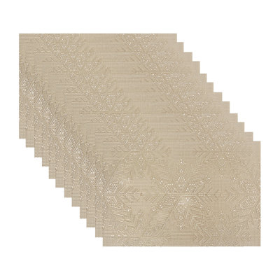 PVC rectangulaire Napperon Cut Out