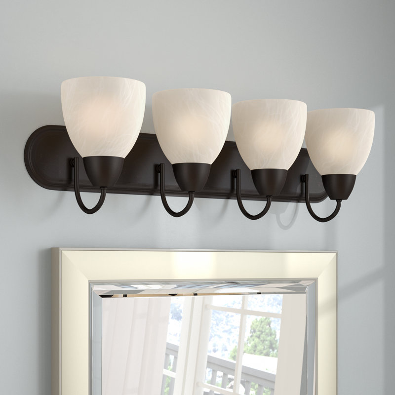 Jefferson 4 - Light Dimmable Vanity Light, Oil Rubbed Bronze