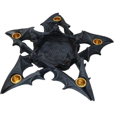 Jolyssa 2'' H Resin Tabletop Candelabra