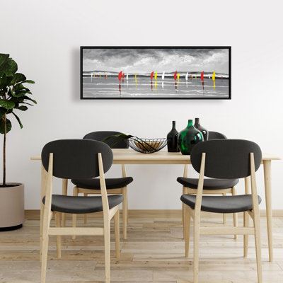 "Voiliers sur le lac" sur toile