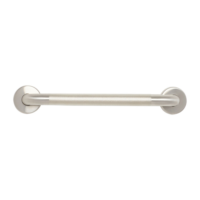 18'' Stainless Steel Wall Mounted Bathroom Grab Bar with Peened Grip
