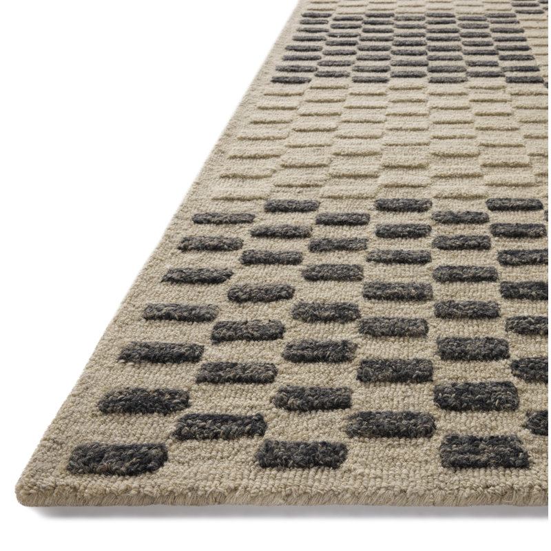 Chris Loves Julia x Loloi Bradley Beige / Midnight Area Rug, Rectangle 8'6" x 11'6"
