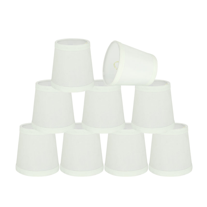 4'' H Cotton Empire Lamp Shade, Creme