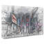 Theater District in Manhattan New York in Abstract - Wrapped Canvas-55303118