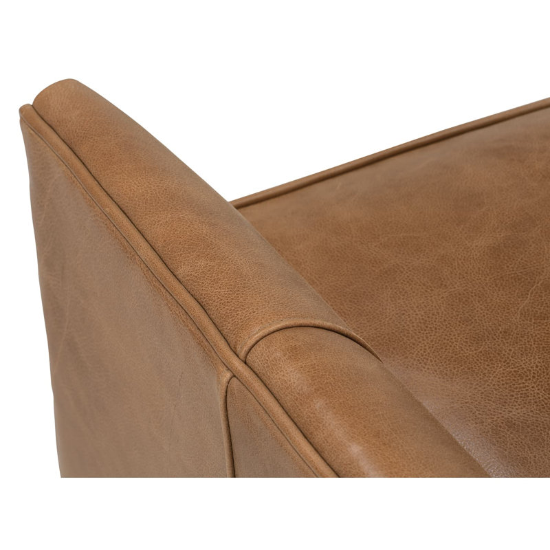 Nugget Leather Thatcher Chair