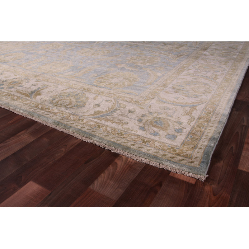Antique Weave Oushak Wool Oriental Area Rug, Rectangle 13'6" x 17'6"