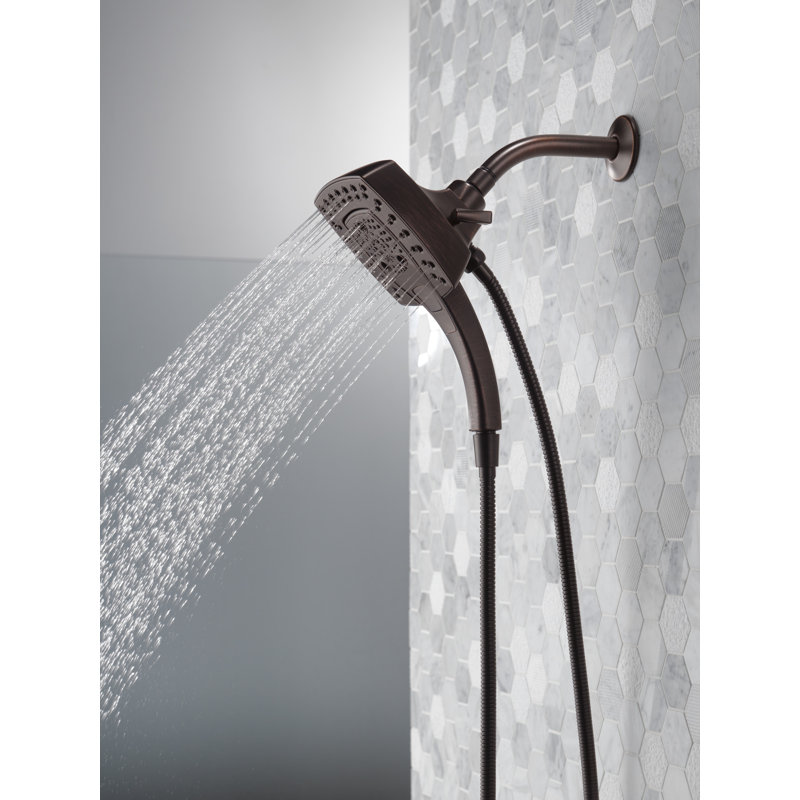 Pomme de douche multifonction In2ition® avec technologie H2Okinetic, Bronze vénitien